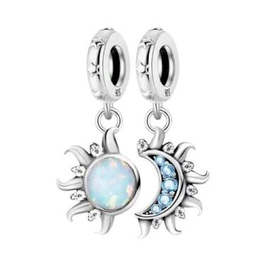 Imagem de Pulseira DIY Feminina De Prata Esterlina 925 Com Berloques De Coruja, 