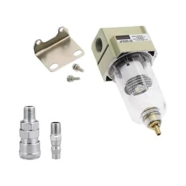 Imagem de Filtro Separador De Água E Óleo De Cobre Para Compressor De Ar 1/4, Co