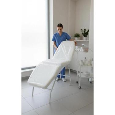 Imagem de 20 Lençóis Maca Elast. Hospitalar Branco 2m x 0.90m - Congratulations 