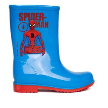 Imagem de Bota Galocha Infantil Grendene Homem-Aranha, Azul, Vermelho, 31