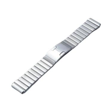 Imagem de Pulseira De Aço Inoxidável De 22mm Para Amazfit Balance 2 Bip 6 5 Chee