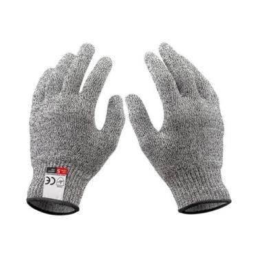Imagem de Luvas De Metal Resistentes a Cortes Nível 5 Para Cozinha, Pesca, Abert