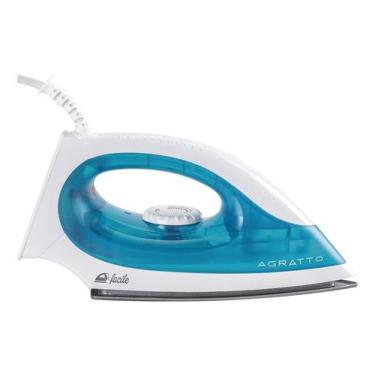 Imagem de Ferro De Passar Facile Ff-02 Agratto Cor Branco/Azul, 220V