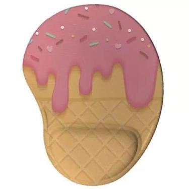 Imagem de Mouse pad Ergonômico Sorvete Presente Criativo - Geek Vip, Rosa