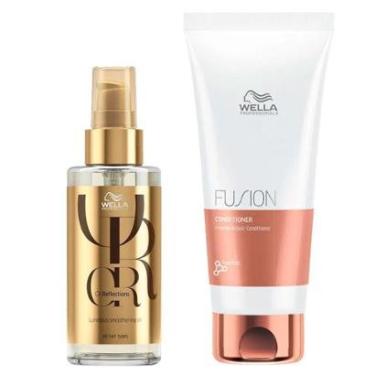 Imagem de Wella Professionals Kit Condicionador Fusion + Óleo Oil Reflection Kit-Unissex