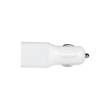 Imagem de Carregador Automotivo Veicular 2 Entradas Usb Oex Cg101 Branco - OEX E