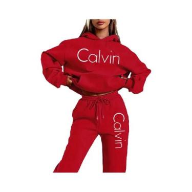 Imagem de Conjunto De Moletom Feminino Com Estampa De Letras, Duas Peças, Moda, 