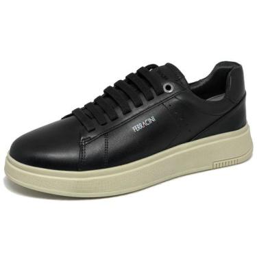 Imagem de Sapatenis Masculino Estiloso Conforto Ferracini Logan, Preto, 40