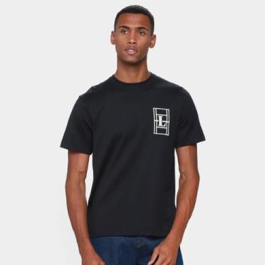 Imagem de Camiseta Lacoste Casual Masculina, Marinho, P