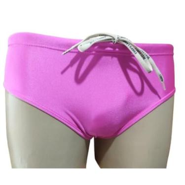Imagem de Sunga Moda Praia Cavada Rosa - shoptem7, M
