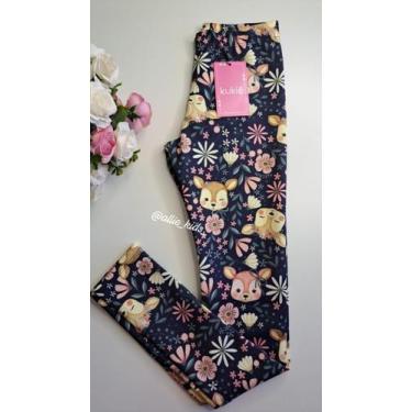 Imagem de Calça Legging em Fly Tech  Infantil Menina  Kukiê, 12, Rosa