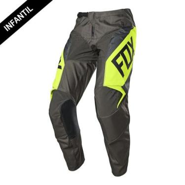 Imagem de Calça Infantil Fox 180 Revn, 3, AMARELO FLUOR, 32