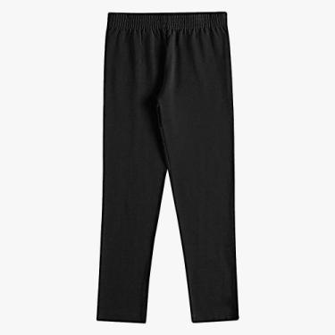 Imagem de Calça Infantil Feminino Legging Duduka 4 ao 16, Preto, 16