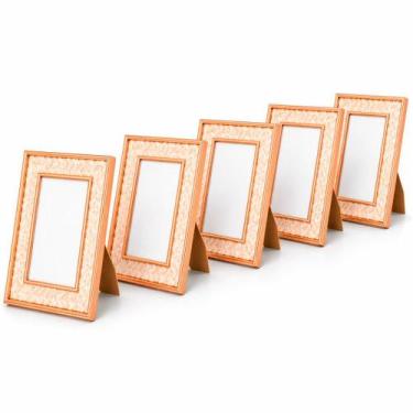 Imagem de Porta-Retrato 6x8 Decorativo PS Moldura Elegante para Fotos 15x20 cm -