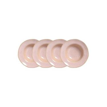 Imagem de Conjunto de Pratos de Sobremesa Porto Brasil Orgânico Litchi 250ml - 4 Peças