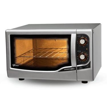 Imagem de Forno Elétrico de Bancada Fischer Gourmet Grill 44 litros Silver 220V,