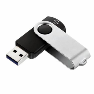 Imagem de Pendrive Usb 3.0 Twist Preto 16Gb Multilaser