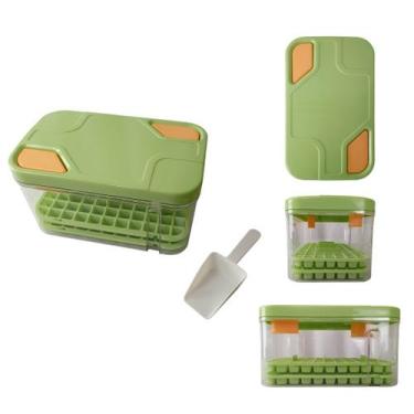 Imagem de Forma De Gelo Dispenser Recipiente Conteiner Pegador Tampa Destacador 