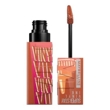 Imagem de Batom Maybelline Superstay Vinyl Ink Cor 190 Caramel 4,2ml