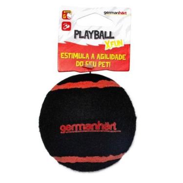 Imagem de Brinquedo GermanHart Sfun Bola de Tênis com Apito para Cães - G