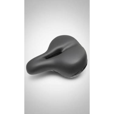 Imagem de Selim Bicicleta Gel Grande 250x220mm Preto Refletivo - Congratulations