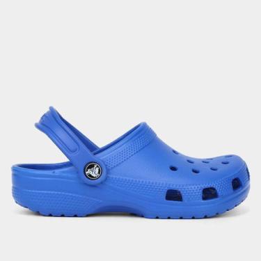 Imagem de Sandália Crocs Infantil Classic Clog Kids Menino, Azul claro, 32