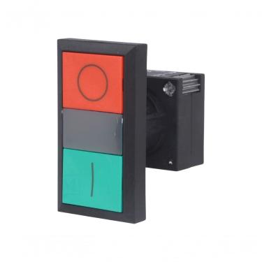Imagem de Botão Frontal com Sinalizador 3SB3101-8BC21 com Indicação I-O e IP65 Vermelho Siemens