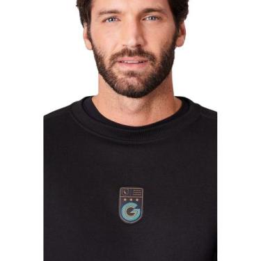 Imagem de Suéter Patch Grêmio Centralizado Reserva, M, Preto