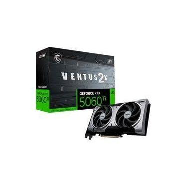 Imagem de Placa de Vídeo MSI Ventus 2X Black Plus OC NVIDIA GeForce RTX-5060Ti 1