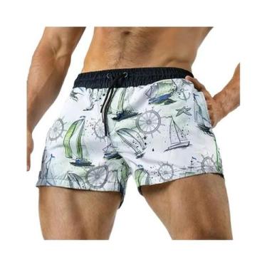 Imagem de Novos Calções de Natação Masculinos 2021, Calções de Praia de Secagem 