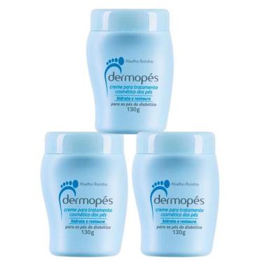 Imagem de Dermopés Kit c/3 Cremes Para Tratamento dos Pés do Diabético 130g Abel