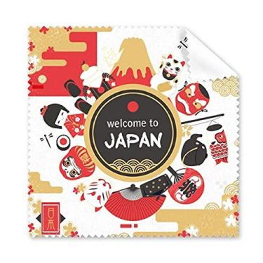 Imagem de Bem-vindo ao Japão, estilo japonês, pano de limpeza de sushi, limpador, 5 peças