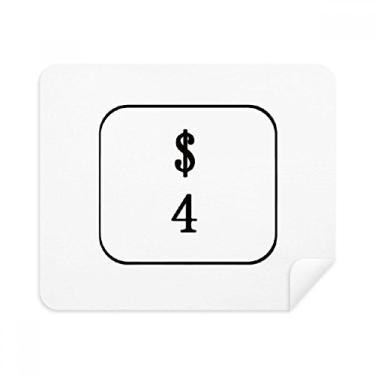 Imagem de Teclado Symbol 4 limpador de tela de pano de limpeza, 2 peças de tecido de camurça