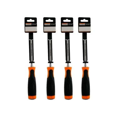 Imagem de Kit Formão Emborrachado 4 Peças (3/8, 1/2, 3/4 e 1") Starfer