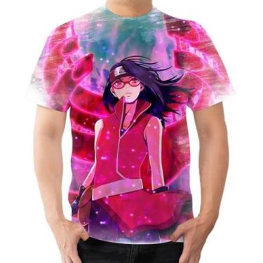 Imagem de Camisa Camiseta Personalizada Sarada,Boruto,Naruto 10 - Estilo Kraken