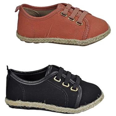 Imagem de TENIS MOLEKINHA BABY LONA PALHA FECHO ELASTICO - 2707102 COR:SALMÃO;Tamanho:21