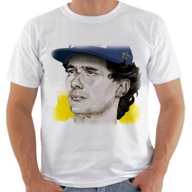 Imagem de Camiseta Camisa Lc 548 Ayrton Senna Do Brasil Formula 1 - Primus