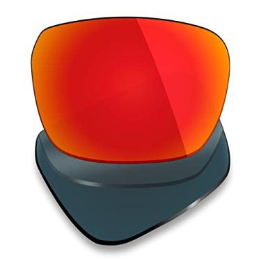 Imagem de Mryok Lentes de reposição polarizadas para tecnologia de leme óptico de espião – vermelho fogo