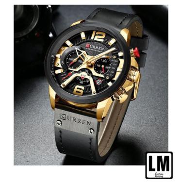 Imagem de Relógio Masculino Luxo Curren 8329 - Com Estojo - Várias Cores