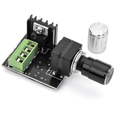 Imagem de Botão de regulador de LED Oznium com interruptor de controle rotativo – controle de regulação de pwm para LEDs de 12 volts, intensidade de até 8 amperes a 12 V: automotivo de carro, marinha, baixa tensão sob as luzes do armário