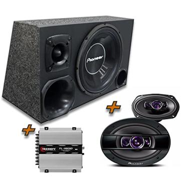 Imagem de Caixa Trio Pioneer 12 + 6x9 Pioneer + Modulo Tl 1500 Taramps