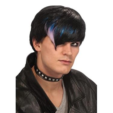 Imagem de Rubie's Peruca roxa em forma de V, Multi, tamanho nico