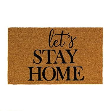 Imagem de Capacho Nikki Chu Alice Let's Stay Home Coir 76 cm x 45 cm