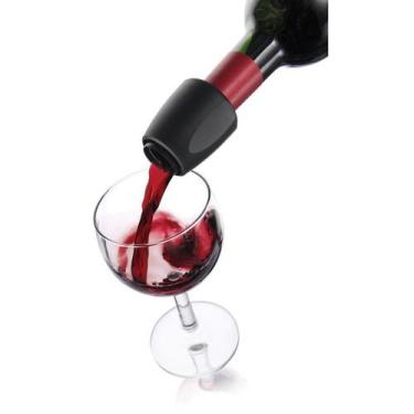 Imagem de Bico Dosador Para Garrafa De Vinho Em Abs D4,5Xa5,5cm - Vacu Vin