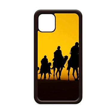 Imagem de Outline Sunset Journey Silk Road Camel Deserto para iPhone 12 Pro Max Capa para Apple Mini Mobile Case Shell