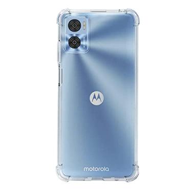 Imagem de Capa Protetora Para Motorola Moto E22 com Tela de 6.5" Polegadas Capinha Case Transparente Air Anti Impacto Proteção De Silicone Flexível