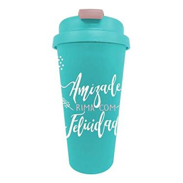 Imagem de Copo Termico 500 ML Cerigrafado - Amizade Rima com