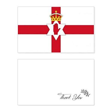 Imagem de Bandeira nacional da Irlanda do Norte Cartão de agradecimento Cartão de Aniversário Aniversário Felicitação Casamento
