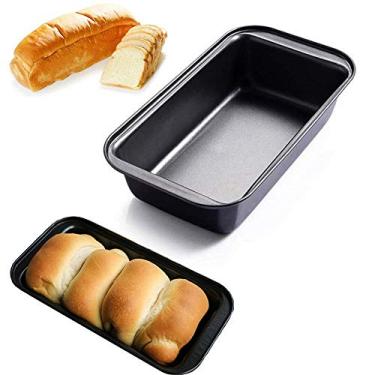 Imagem de YONII Forma para torradas antiaderentes para fazer bolos, formas pequenas, de aço carbono, para assar pão, utensílios de servir alimentos para casa, cozinha e confeitaria