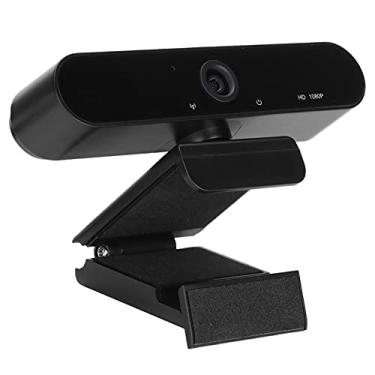Imagem de Dpofirs Câmera Web Full HD 1080p USB2.0 com microfone para computadores, reuniões de negócios, videochamadas, gravação, videoconferência, ensino online, videoconferência, webcam
